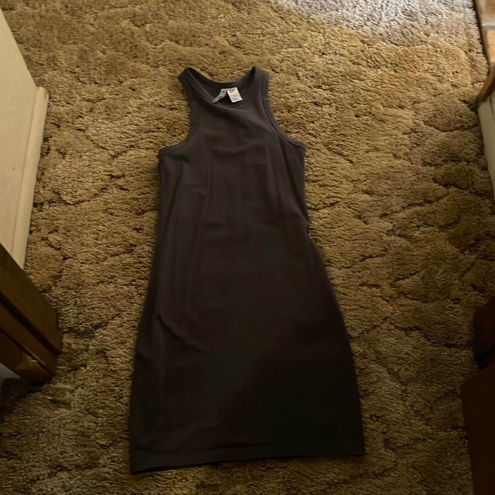 Mini dark grey dress